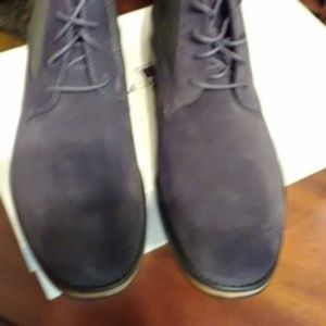 Desert Boots Charcoal Suedew/Black Leather Inserts